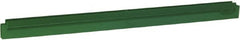 Vikan - 24" Rubber Blade Squeegee Refill - Double Edge, Green, Plastic Holder - A1 Tooling