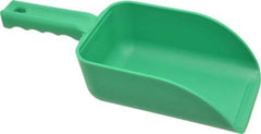 Remco - 32 oz Green Polypropylene Flat Bottom Scoop - 4.3" Wide x 3" Deep Bowl, 4-1/2" Handle Length, 11-1/2" OAL - A1 Tooling