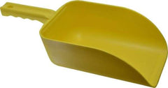 Remco - 82 oz Yellow Polypropylene Flat Bottom Scoop - 5.9" Wide x 3.3" Deep Bowl, 4-1/2" Handle Length, 15.1" OAL - A1 Tooling