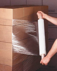 Stretch Associates - 20" x 1,000' 80 Gauge Clear Handwrap Stretch Film - 80 Gauge, Clear - A1 Tooling