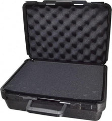 Platt - 13-1/2" Wide x 5-1/2" High, Clamshell Hard Case - Black, Polyethylene - A1 Tooling