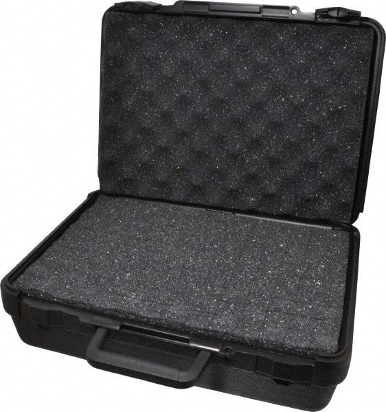 Platt - 15" Wide x 4-3/8" High, Clamshell Hard Case - Black, Polyethylene - A1 Tooling