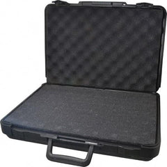 Platt - 16" Wide x 3-1/4" High, Clamshell Hard Case - Black, Polyethylene - A1 Tooling