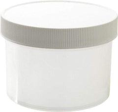 Dynalon Labware - 8 oz Jar - Polypropylene, Translucent, 2.44" High x 3-1/2" Diam, 3-1/2" Cap - A1 Tooling