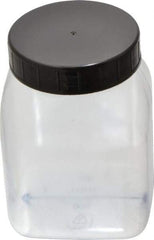 Dynalon Labware - 500 mL Wide-Mouth Bottle - PVC, Clear, 4.33" High x 2.24" Diam, 2.24" Cap - A1 Tooling