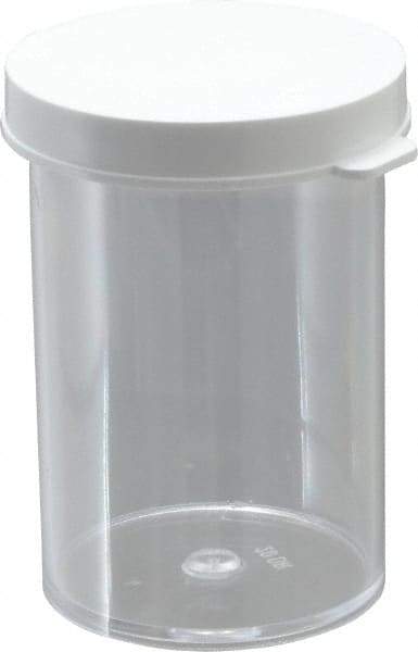 Dynalon Labware - 20 Drams Vial - Polystyrene, Clear, 2-1/2" High x 1-1/2" Diam, 3/4" Cap - A1 Tooling