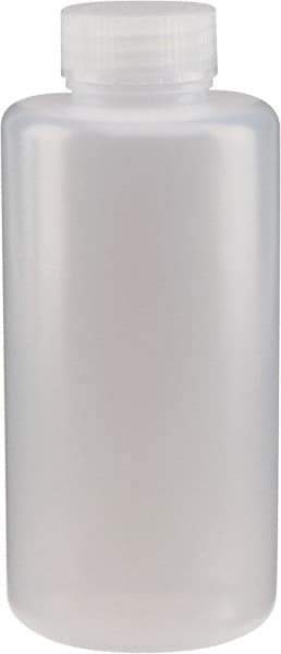 Dynalon Labware - 1,000 mL Wide-Mouth Bottle - Polyethylene, Translucent, 8.23" High x 3.54" Diam, 3/4" Cap - A1 Tooling