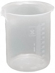 Dynalon Labware - 250 ml Polypropylene Griffin-Style Beaker - 10 ml Graduation, 2-51/64" Diam x 3-3/4" High - A1 Tooling