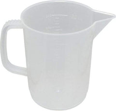 Dynalon Labware - 500 ml Polypropylene Graduated Beaker - 25 ml Graduation, 3-35/64" Diam x 4-9/16" High - A1 Tooling