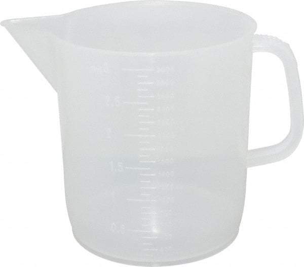 Dynalon Labware - 3,000 ml Polypropylene Graduated Beaker - 100 ml Graduation, 6-1/2" Diam x 7-5/64" High - A1 Tooling