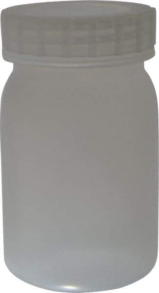 Bel-Art - 16 oz Wide-Mouth Bottle - Polypropylene, Translucent, 5.3" High x 3.2" Diam, 3/4" Cap - A1 Tooling