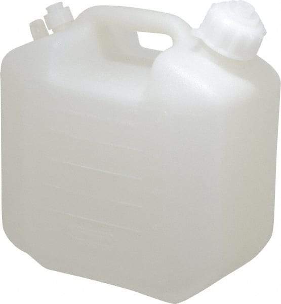 Bel-Art - 1-1/4 Gal Carboy - Polyethylene, White, 5-1/2" High x 9.6" Diam, 3/4" Cap - A1 Tooling