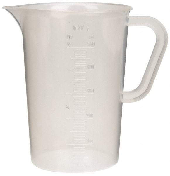 Bel-Art - 500 ml Polypropylene Graduated Pitcher - 10 ml Graduation, x 5-1/4" High - A1 Tooling