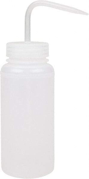 Bel-Art - 16 oz Wide-Mouth Bottle - Polyethylene, Translucent, 43mm Cap - A1 Tooling