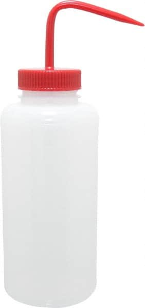 Bel-Art - 32 oz Wide-Mouth Bottle - Polyethylene, Translucent, 53mm Cap - A1 Tooling