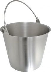 VOLLRATH - 3-1/4 Gal Tapered Cylinder Stainless Steel Pail - 9-1/4" High x 30-1/2" Diam - A1 Tooling