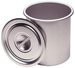 VOLLRATH - Round, Chrome Stainless Steel Food Storage Container - 10.9" High x 9" Wide - A1 Tooling