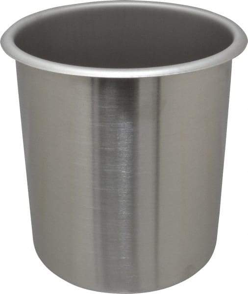 VOLLRATH - Round, Chrome Stainless Steel Food Storage Container - 7.6" High x 6-1/2" Wide - A1 Tooling