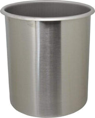 VOLLRATH - Round, Chrome Stainless Steel Food Storage Container - 9.8" High x 8" Wide - A1 Tooling