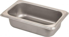 VOLLRATH - Rectangular, Chrome Stainless Steel Food Pan - 2" High x 4.3" Wide x 6.9" Long - A1 Tooling