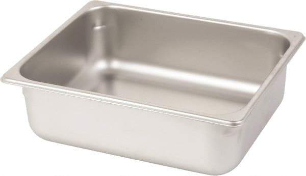 VOLLRATH - Rectangular, Chrome Stainless Steel Food Pan - 4" High x 10.4" Wide x 12.8" Long - A1 Tooling