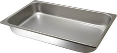 VOLLRATH - Rectangular, Chrome Stainless Steel Food Pan - 2-1/2" High x 9.8" Wide x 16.4" Long - A1 Tooling