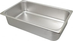 VOLLRATH - Rectangular, Chrome Stainless Steel Food Pan - 4" High x 9.8" Wide x 16.4" Long - A1 Tooling