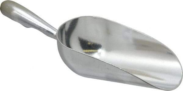 VOLLRATH - 5 oz Silver Cast Aluminum Round Bottom Scoop - 2.4" Wide Bowl, 2-1/2" Handle Length, 7.1" OAL - A1 Tooling