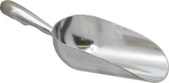 VOLLRATH - 5 oz Silver Cast Aluminum Round Bottom Scoop - 2.4" Wide Bowl, 2-1/2" Handle Length, 7.1" OAL - A1 Tooling