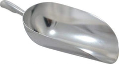 VOLLRATH - 86 oz Silver Cast Aluminum Round Bottom Scoop - 6.3" Wide Bowl, 4.3" Handle Length, 15.6" OAL - A1 Tooling