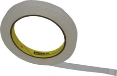 3M - 1/2" x 72 Yd Clear Acrylic Adhesive Packaging Tape - Polypropylene Film Backing, 2.5 mil Thick, Series 605 - A1 Tooling