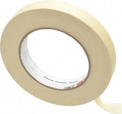 3M - 3/4" Wide x 60 Yd Long Tan Paper Masking Tape - Series 2307, 5.2 mil Thick, 23 In/Lb Tensile Strength - A1 Tooling