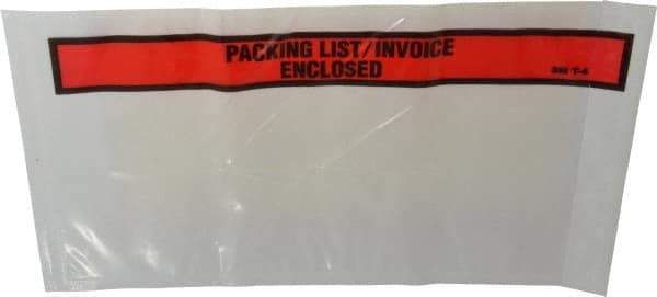 3M - 1,000 Piece, 10" Long x 5-1/2" Wide, Envelope - Packing List/Invoice Enclosed, Orange Top Border - A1 Tooling