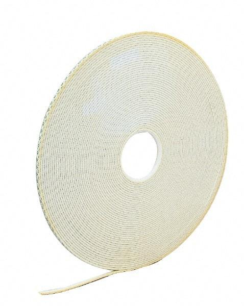 3M - 3/4" x 36 Yd Acrylic Adhesive Double Sided Tape - 1/16" Thick, Off-White, Urethane Foam Liner, Continuous Roll, Series 4016 - A1 Tooling