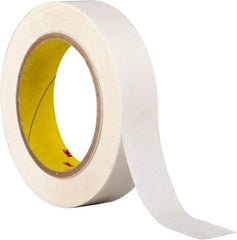 3M - 1" x 36 Yd Acrylic Adhesive Double Sided Tape - 3.9 mil Thick, Clear, Polyester Film Liner, Continuous Roll, Series 444 - A1 Tooling