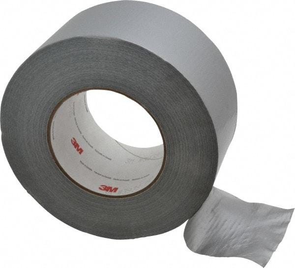 3M - 3" x 55m Silver Duct Tape - 9 mil, Rubber Adhesive, Polyethylene Film Backing, 25 Lb/ln Tensile Strength, 200°F Max, Series 3939 - A1 Tooling