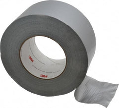 3M - 3" x 55m Silver Duct Tape - 9 mil, Rubber Adhesive, Polyethylene Film Backing, 25 Lb/ln Tensile Strength, 200°F Max, Series 3939 - A1 Tooling