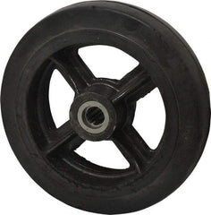 Fairbanks - 10 Inch Diameter x 2-1/2 Inch Wide, Rubber Caster Wheel - 1,500 Lb. Capacity, 2-3/4 Inch Hub Length, 7/8 Inch Axle Diameter, Roller Bearing - A1 Tooling