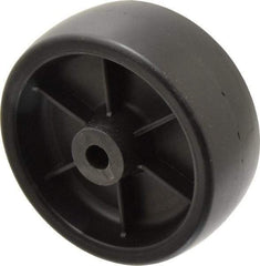 Fairbanks - 5 Inch Diameter x 2 Inch Wide, Polyolefin Caster Wheel - 650 Lb. Capacity, 2-1/4 Inch Hub Length, 1/2 Inch Axle Diameter, Plain Bearing - A1 Tooling