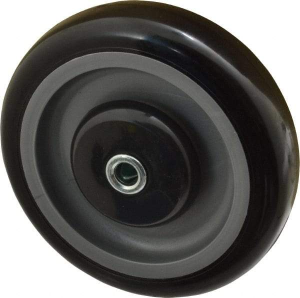 Fairbanks - 5 Inch Diameter x 1-1/4 Inch Wide, Polyurethane Caster Wheel - 275 Lb. Capacity, 1-5/8 Inch Hub Length, 3/8 Inch Axle Diameter, Ball Bearing - A1 Tooling