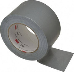 3M - 3" x 50 Yds Silver Duct Tape - 5.8 mil, Rubber Adhesive, Polyethylene Film Backing, 16 Lb/ln Tensile Strength, -65.2°F Max, Series 1900 - A1 Tooling