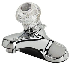 B&K Mueller - Knob Handle, Deck Plate Bathroom Faucet - One Handle, Pop Up Drain, Standard Spout - A1 Tooling