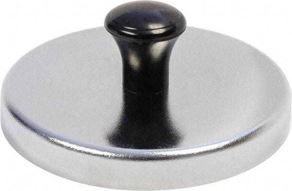 Mag-Mate - 3-3/16" Diam Magnetic Print Holder - Round, 1-3/16" High, 47.5 Lb Average Magnetic Pull - A1 Tooling