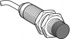 Telemecanique Sensors - NPN, PNP, NC, 8mm Detection, Cylinder, Inductive Proximity Sensor - 3 Wires, IP67, 24 to 48 VDC, M18x1 Thread, 41mm Long - A1 Tooling