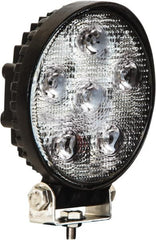 Buyers Products - 12 to 24 Volt, Clear Flood Beam Light - 1.5 Amps, 1,350 Lumens, 6 LED Lamp - A1 Tooling