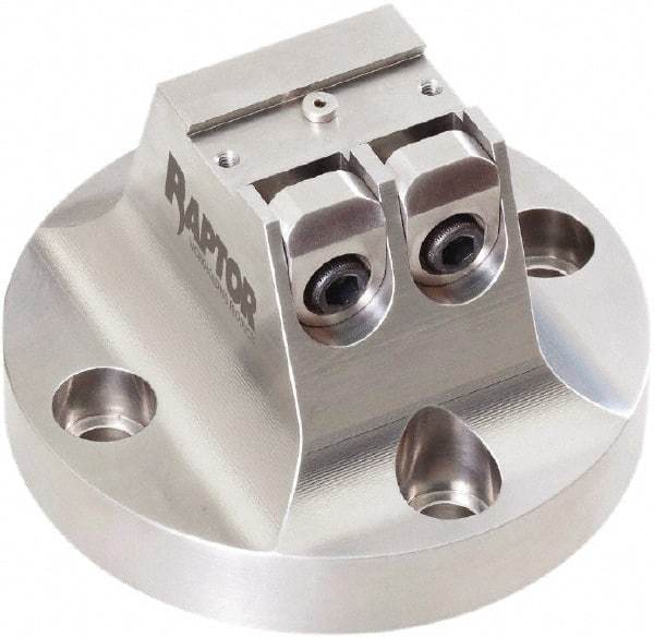 Raptor Workholding - 3/4" Jaw Width, 3" High x 4.97" Wide Dovetail Vise - For Use with 4 & 5 Axis Workholding Systems - A1 Tooling