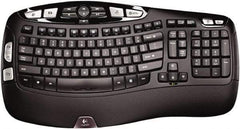 Logitech - Black Keyboard/Mouse - Use with Windows XP, Vista, 7, 8 - A1 Tooling