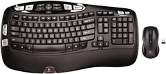 Logitech - Black Keyboard/Mouse - Use with Windows XP, Vista, 7, 8 - A1 Tooling