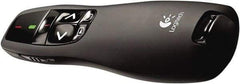 Logitech - Black Wireless Presenter - Use with Windows XP, Vista, 7, 8 - A1 Tooling