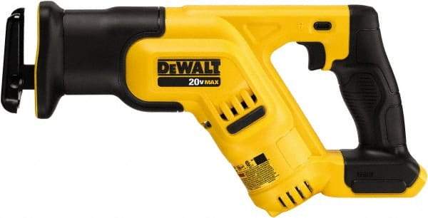 DeWALT - 20V, 0 to 2,900 SPM, Cordless Reciprocating Saw - 1-1/8" Stroke Length, 14" Saw Length, Lithium-Ion Batteries Not Included - A1 Tooling